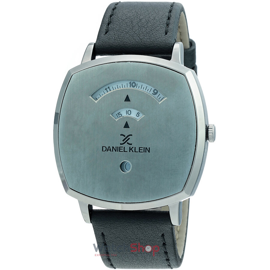 Ceas Daniel Klein Original Barbatesc Casual Antracit PREMIUM DK.1.12390.3 Quartz cu Comanda Online