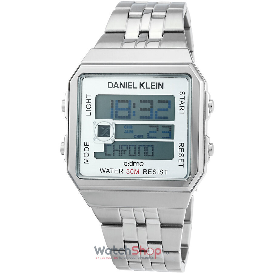 Ceas Daniel Klein Original Barbatesc Casual Argintiu D TIME DK.1.12274.1 Quartz cu Comanda Online