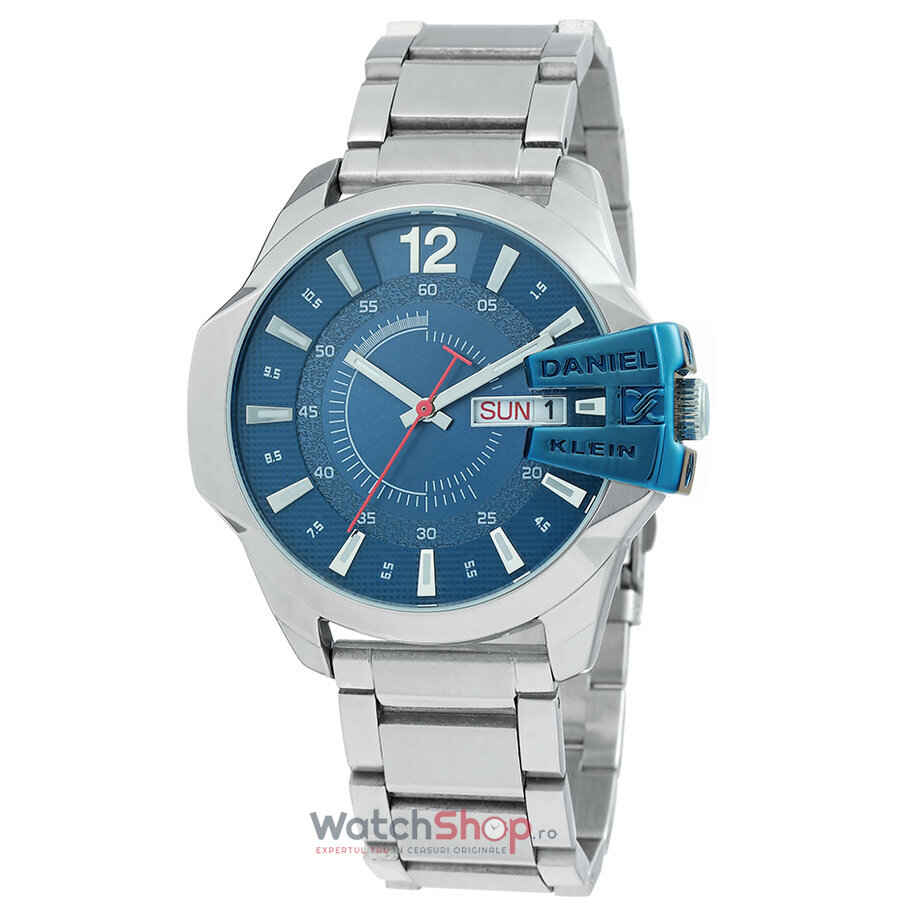 Ceas Daniel Klein Original Barbatesc Casual Bleumarin PREMIUM DK.1.12354.2 Quartz cu Comanda Online