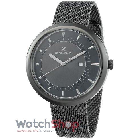 Ceas Daniel Klein Original Barbatesc Casual Negru PREMIUM DK.1.12296.5 Quartz cu Comanda Online