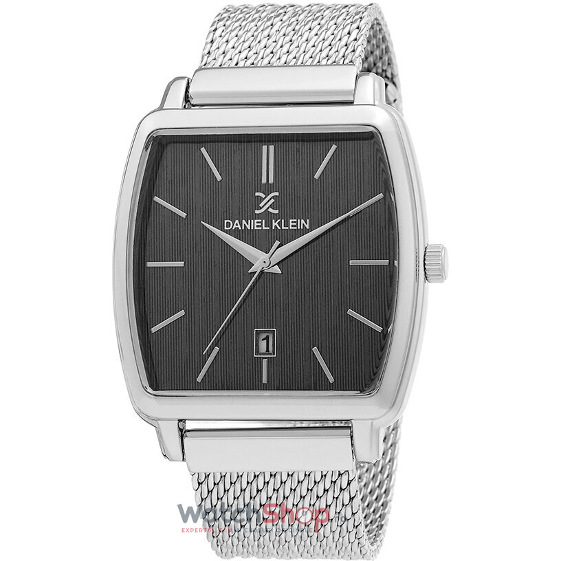 Ceas Daniel Klein Original Barbatesc Casual Negru PREMIUM DK.1.12300.4 Quartz cu Comanda Online