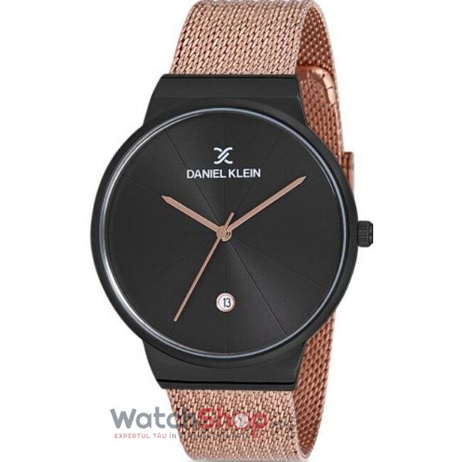 Ceas Daniel Klein Original Barbatesc Casual Negru PREMIUM DK12223-5 Quartz cu Comanda Online