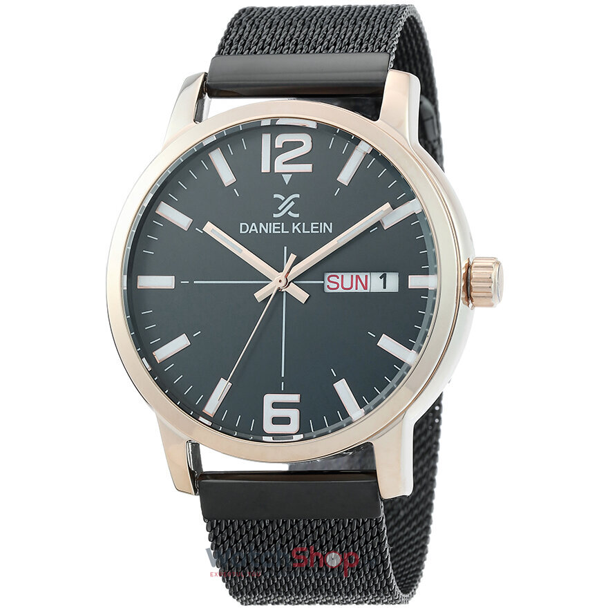 Ceas Daniel Klein Original Barbatesc Elegant Aur roz PREMIUM DK.1.12370.4 Quartz cu Comanda Online