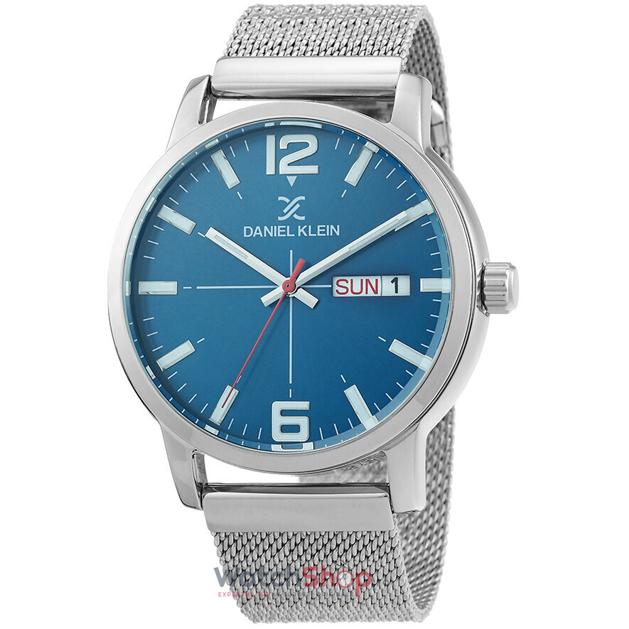 Ceas Daniel Klein Original Barbatesc Elegant Bleumarin PREMIUM DK.1.12370.2 Quartz cu Comanda Online