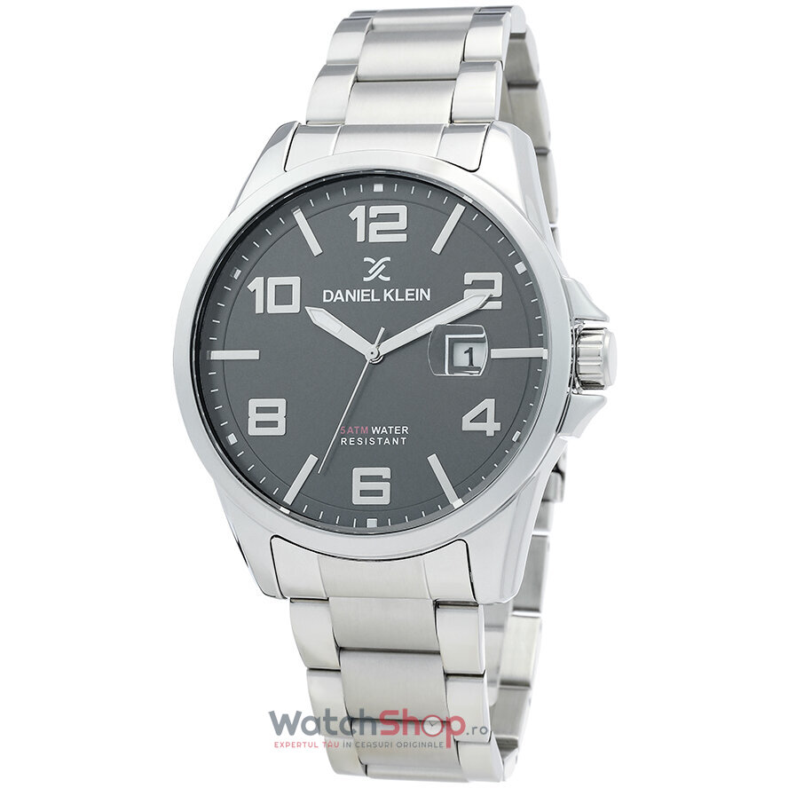 Ceas Daniel Klein Original Barbatesc Elegant Negru PREMIUM DK.1.12363.1 Quartz cu Comanda Online