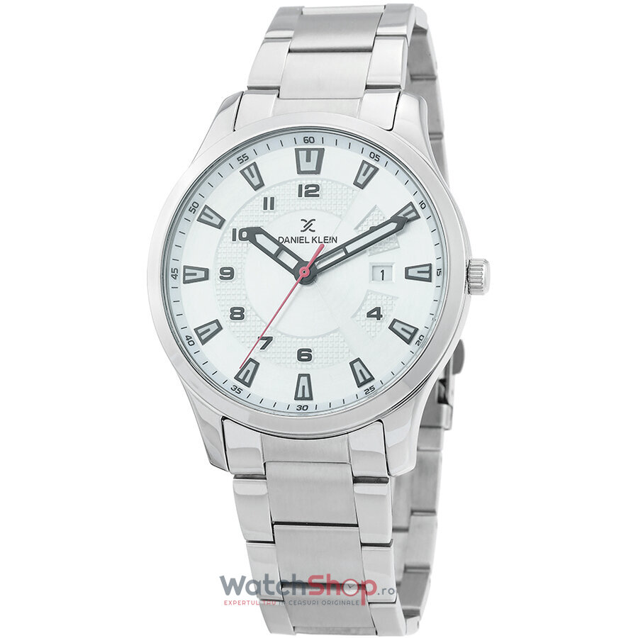 Ceas Daniel Klein Original Barbatesc Fashion Argintiu PREMIUM DK.1.12265.1 Quartz cu Comanda Online