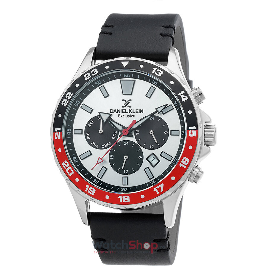 Ceas Daniel Klein Original Barbatesc Sport Argintiu EXCLUSIVE DK.1.12347.2 Quartz cu Comanda Online