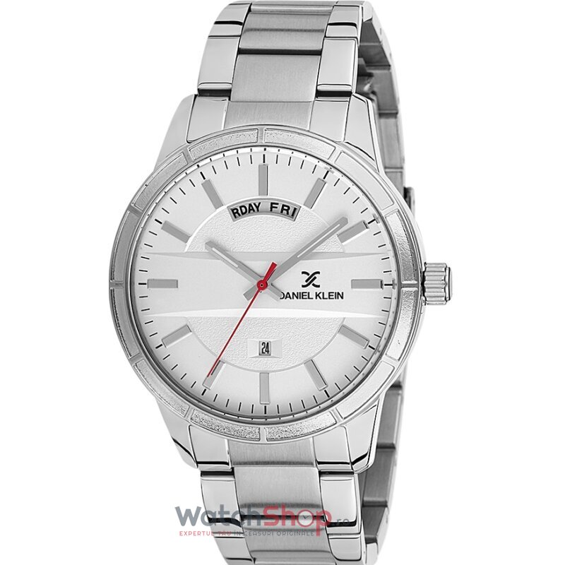 Ceas Daniel Klein Original Barbatesc Sport Argintiu PREMIUM DK12215-1 Quartz cu Comanda Online