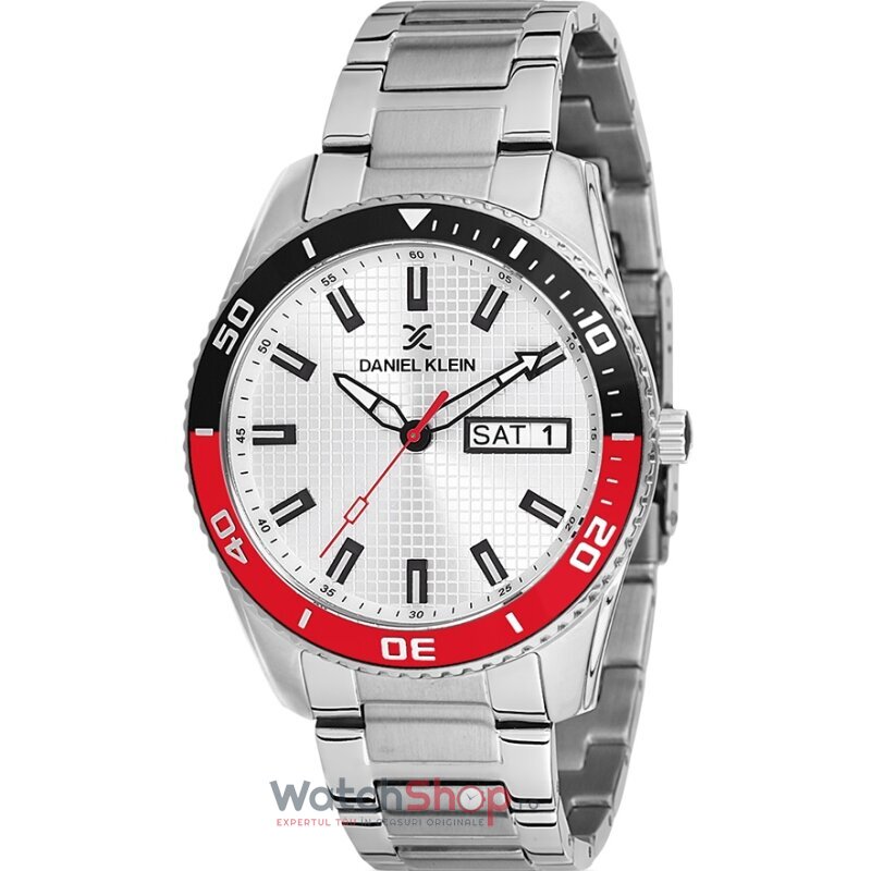 Ceas Daniel Klein Original Barbatesc Sport Argintiu PREMIUM DK12237-1 Quartz cu Comanda Online