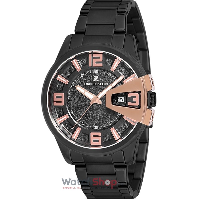 Ceas Daniel Klein Original Barbatesc Sport Negru PREMIUM DK12231-3 Quartz cu Comanda Online