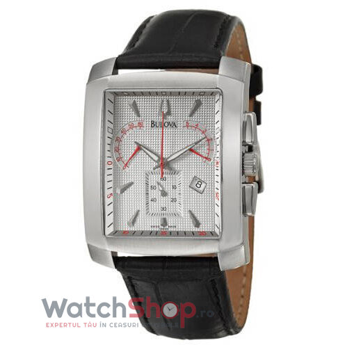 Ceas Elegant Bulova Barbatesc 63B029 Argintiu Quartz Original cu Comanda Online