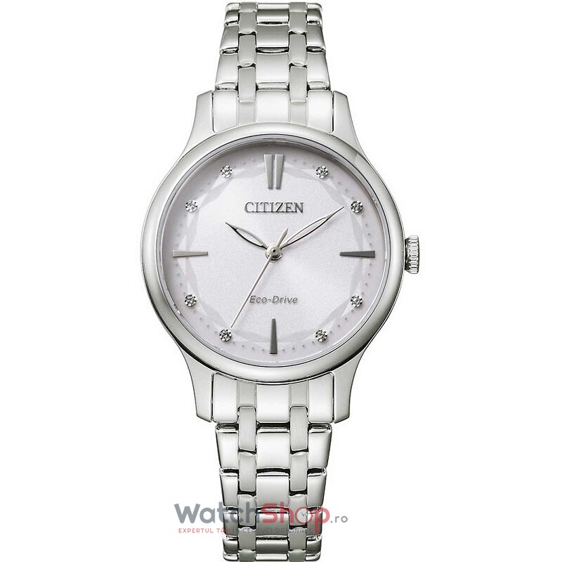 Ceas Elegant Citizen ELEGANCE EM0890-85A Argintiu de Dama Original cu Comanda Online