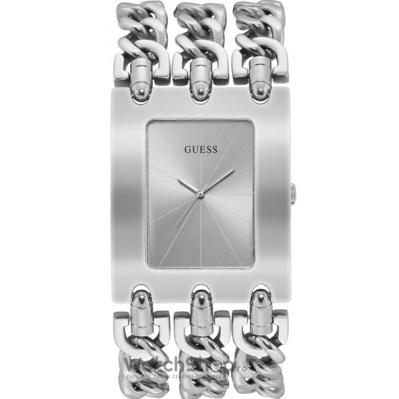 Ceas Elegant Guess HEAVY METAL W1274L1 Argintiu de Dama Original cu Comanda Online