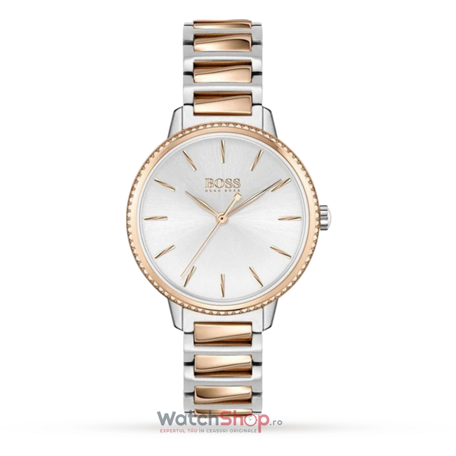 Ceas Elegant Hugo Boss SIGNATURE 1502567 Ladies Argintiu de Dama Original cu Comanda Online