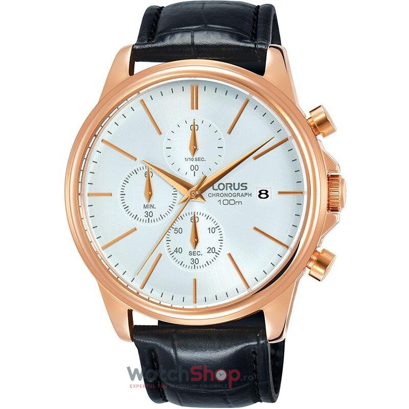 Ceas Elegant Lorus by Seiko Barbatesc DRESS RM322EX-9 Cronograf Alb Quartz Original cu Comanda Online