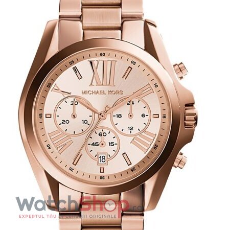 Ceas Elegant Michael Kors BRADSHAW MK5503 Aur roz de Dama Original cu Comanda Online