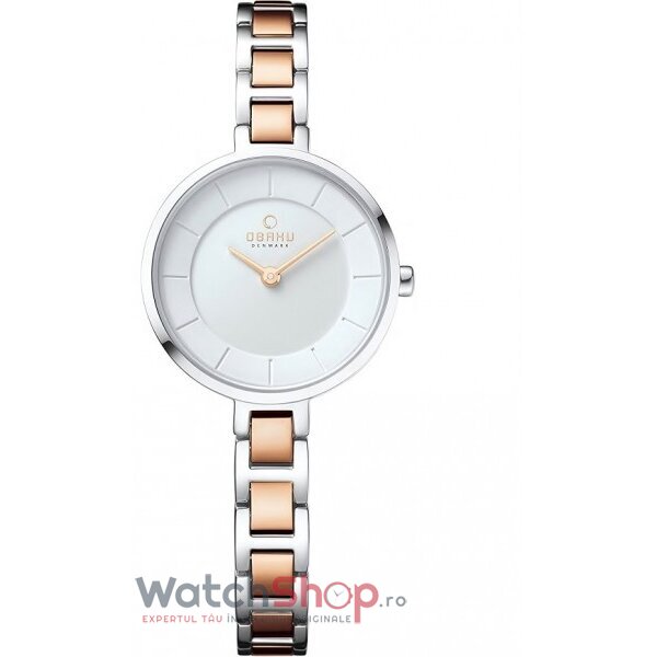 Ceas Elegant Obaku VIND V183LXCISC Alb de Dama Original cu Comanda Online