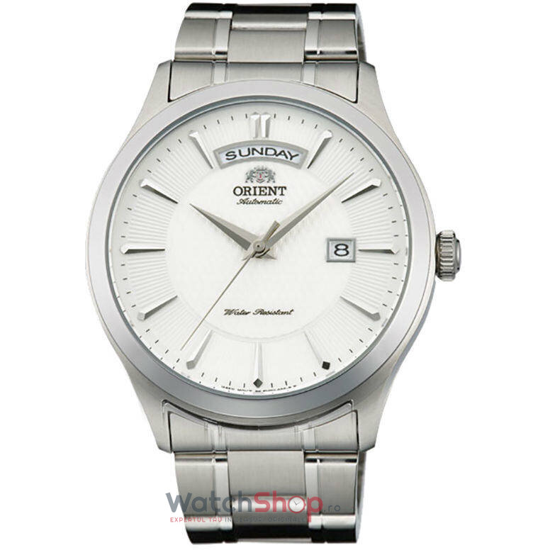 Ceas Elegant Orient Barbatesc FEV0V001WH Alb Automatic Original cu Comanda Online