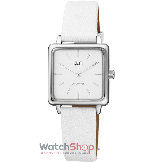 Ceas Elegant Q&Q QB51J301Y Alb de Dama Original cu Comanda Online