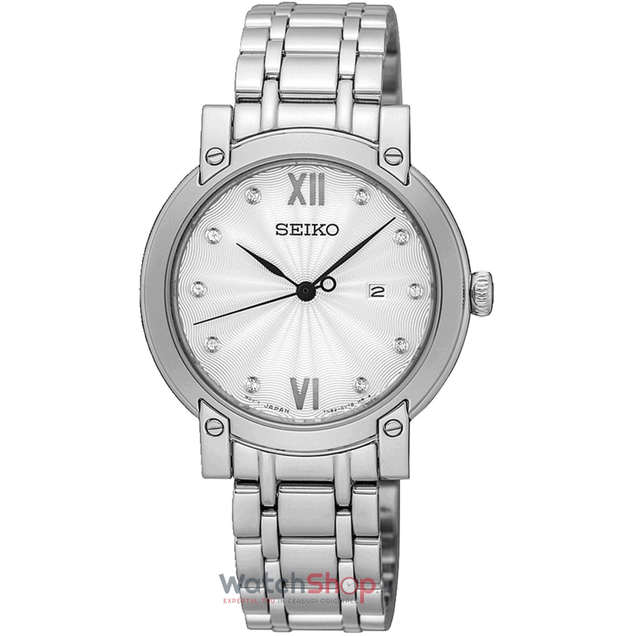 Ceas Elegant Seiko DIAMOND SXDG79P1 Argintiu de Dama Original cu Comanda Online