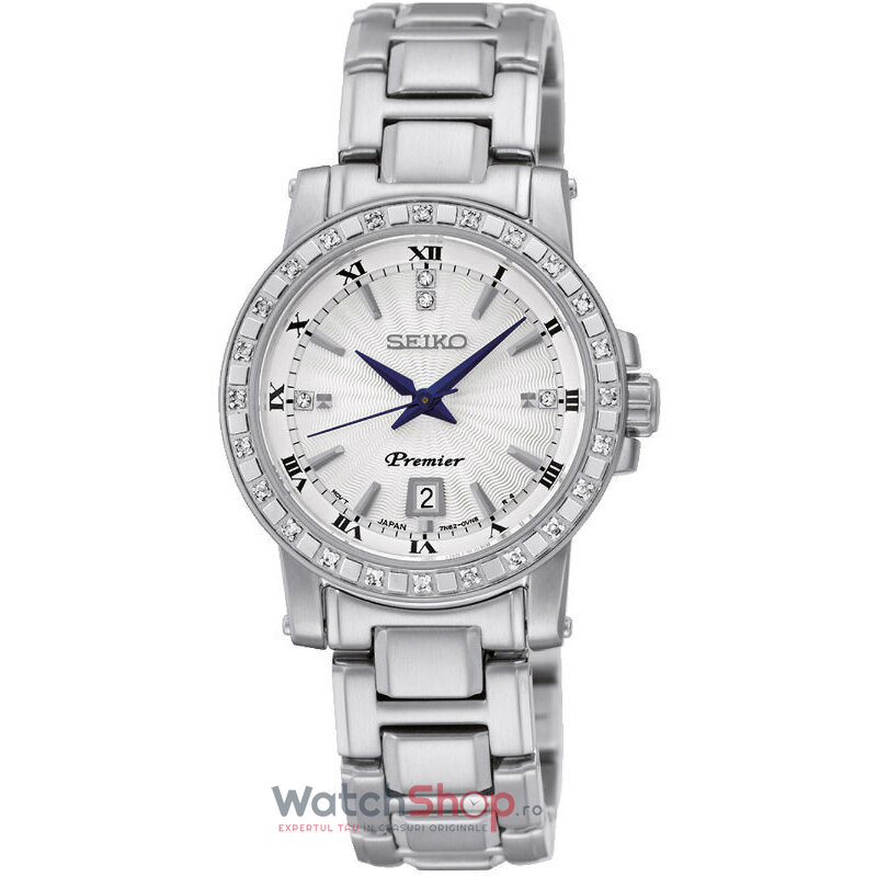 Ceas Elegant Seiko PREMIER SXDG57P1 Argintiu de Dama Original cu Comanda Online