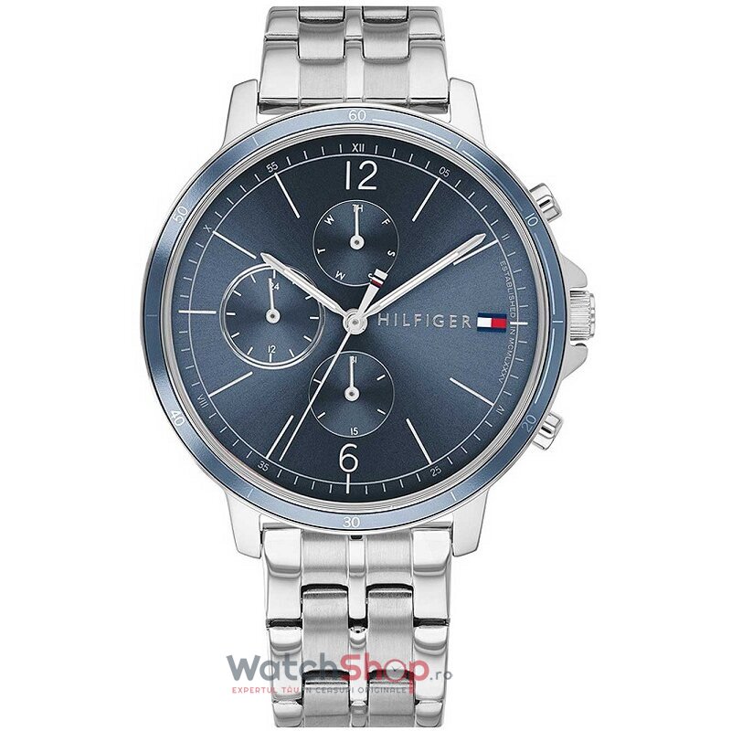 Ceas Elegant Tommy Hilfiger 1782188 Albastru de Dama Original cu Comanda Online