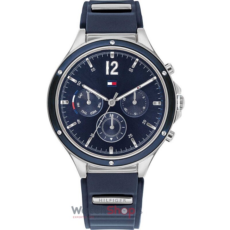 Ceas Elegant Tommy Hilfiger EVE 1782281 Albastru de Dama Original cu Comanda Online