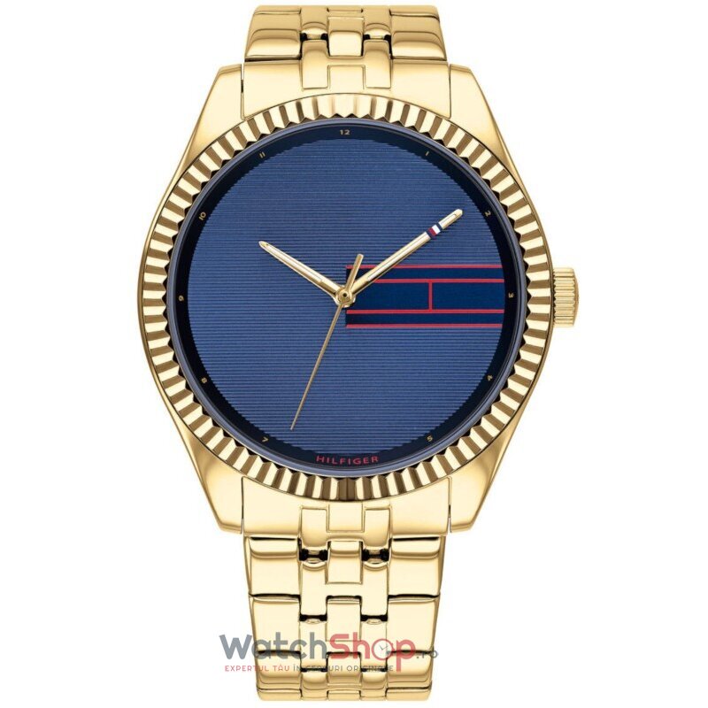 Ceas Elegant Tommy Hilfiger LEE 1782081 Albastru de Dama Original cu Comanda Online