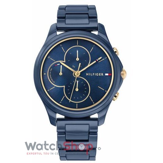 Ceas Elegant Tommy Hilfiger SKYLAR 1782260 Ceramic Ladies Albastru de Dama Original cu Comanda Online