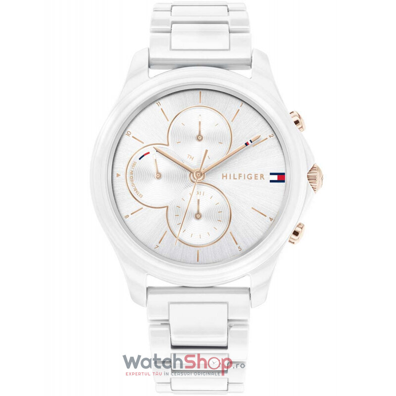 Ceas Elegant Tommy Hilfiger SKYLAR 1782262 Ceramic Ladies Alb de Dama Original cu Comanda Online