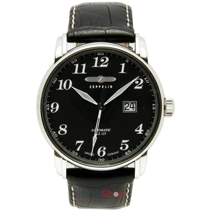 Ceas Elegant Zeppelin Barbatesc LZ127 COUNT 7652-2 Negru Automatic Original cu Comanda Online