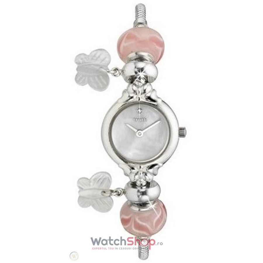 Ceas Fashion Accurist CHARM PINK TR1500PB Alb de Dama Original cu Comanda Online