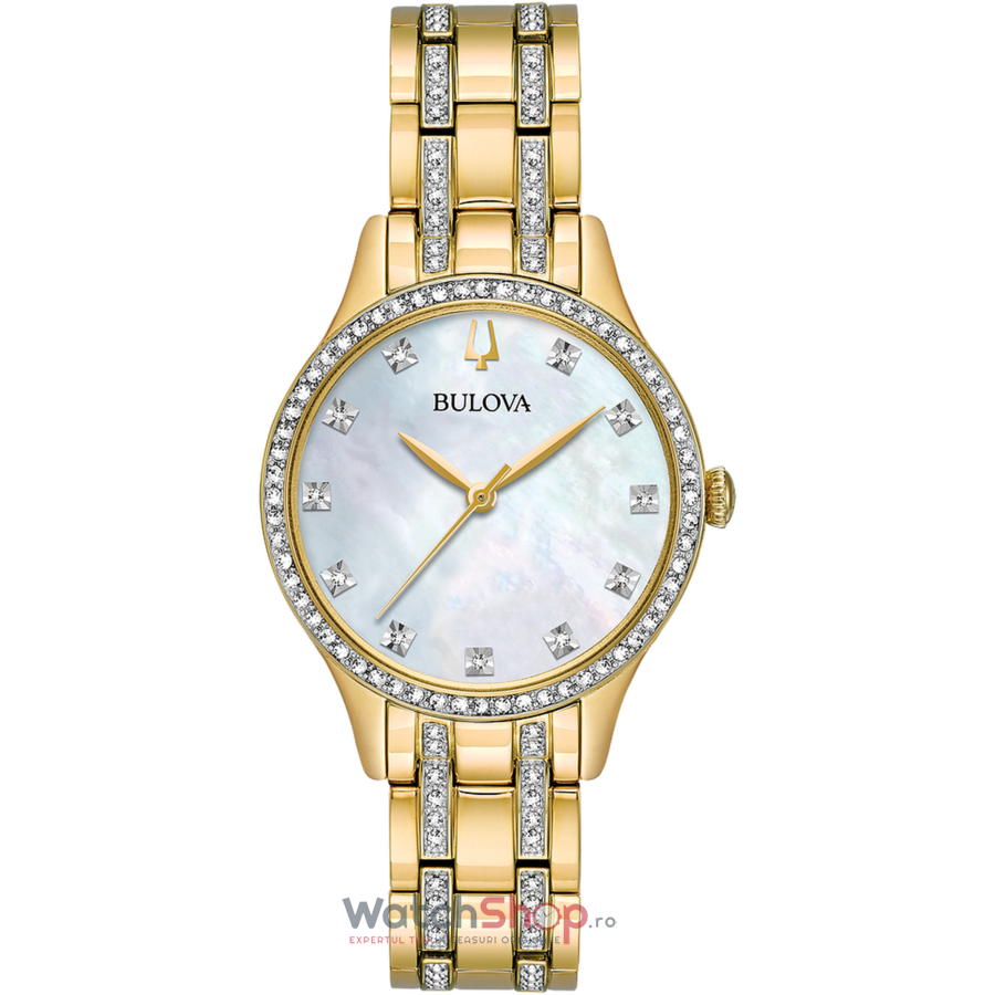 Ceas Fashion Bulova CRYSTAL 98X119 Set  de Dama Original cu Comanda Online