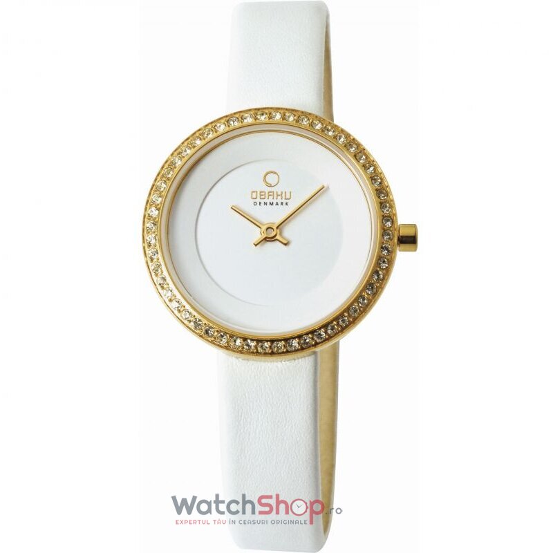 Ceas Fashion Obaku STILLE V146LEGIRW Alb de Dama Original cu Comanda Online