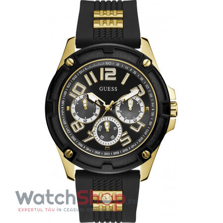 Ceas Guess Original Barbatesc Casual Negru DELTA GW0051G2 Quartz cu Comanda Online