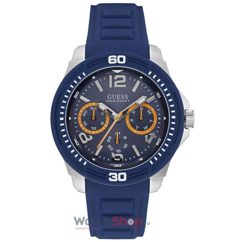 Ceas Guess Original Barbatesc Sport Albastru TREAD W0967G2 Quartz cu Comanda Online