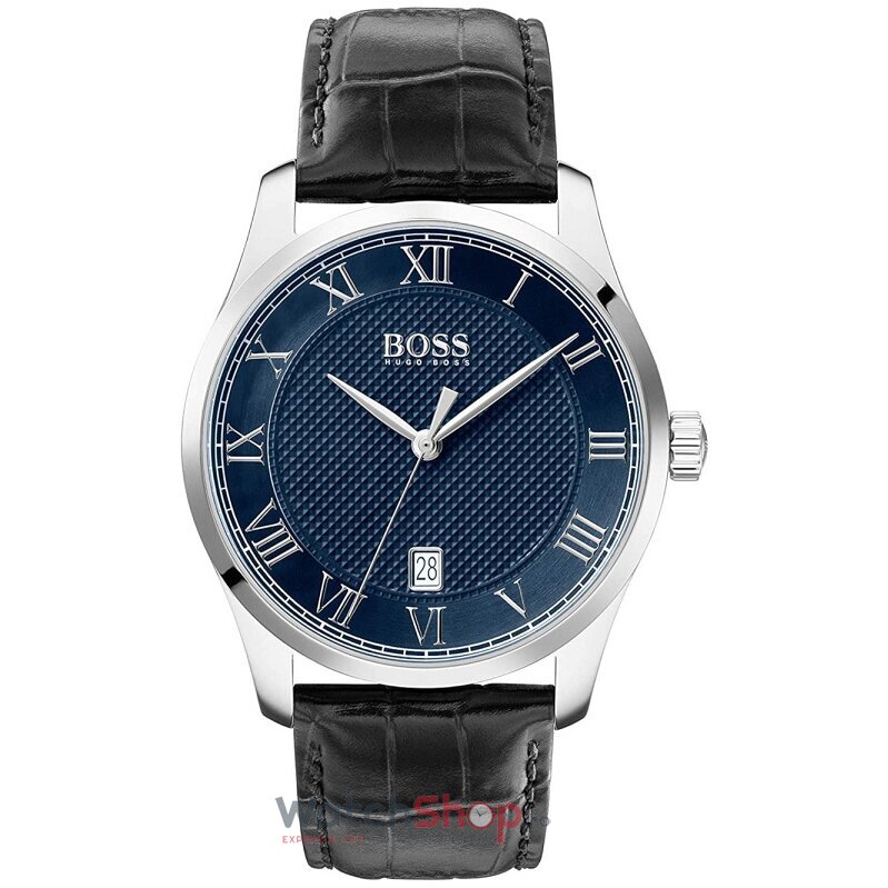 Ceas Hugo Boss Original Barbatesc Clasic Albastru MASTER 1513741 Quartz cu Comanda Online