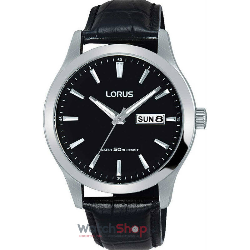 Ceas Lorus by Seiko Casual Barbatesc RXN27DX9 Negru Quartz cu Comanda Online