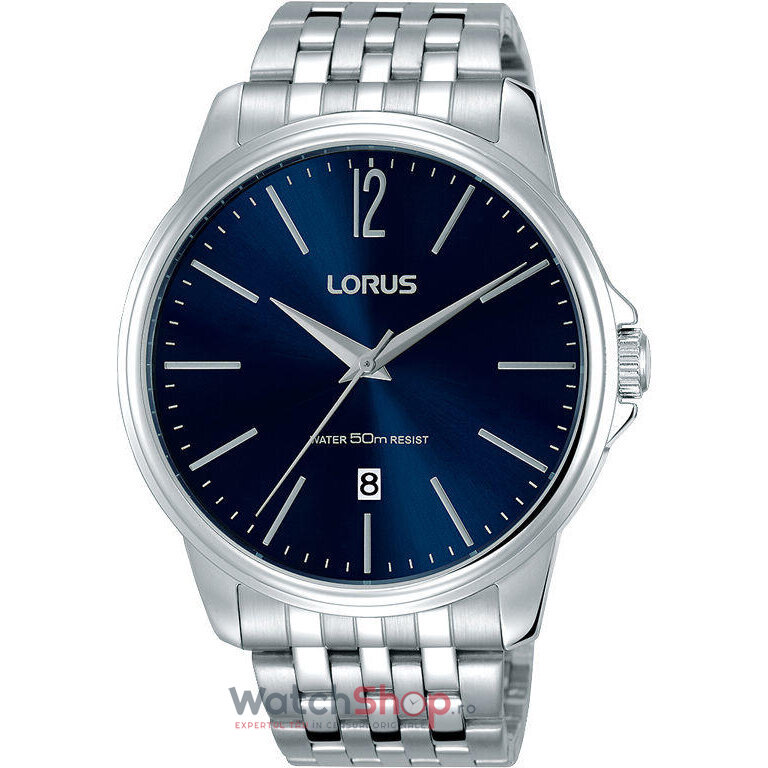 Ceas Lorus by Seiko Original Barbatesc Casual Albastru DRESS RS911DX-9 Quartz cu Comanda Online