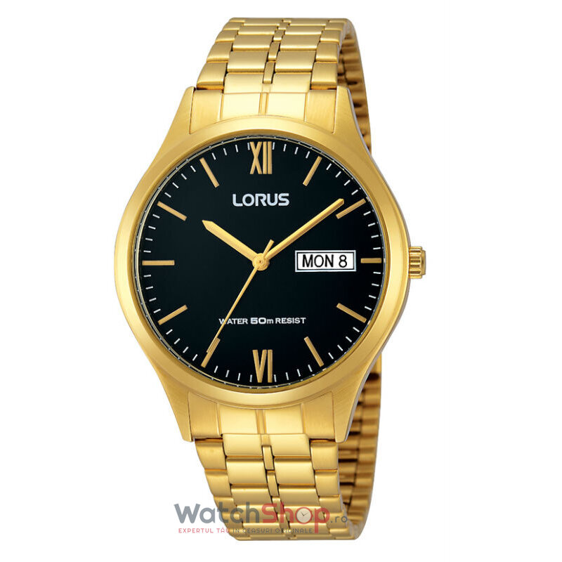 Ceas Lorus by Seiko Original Barbatesc Casual Negru RXN06DX-9 Quartz cu Comanda Online