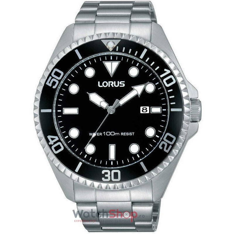 Ceas Lorus by Seiko Sport Barbatesc S RH939GX9 Negru Quartz cu Comanda Online