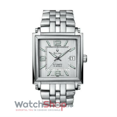 Ceas Lux Bulova Barbatesc 63B97 Argintiu Automatic Original cu Comanda Online