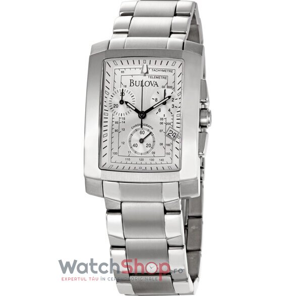 Ceas Lux Bulova Barbatesc 63F24 Argintiu Quartz Original cu Comanda Online