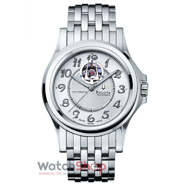 Ceas Lux Bulova Barbatesc ACCUTRON 63A23 Argintiu Automatic Original cu Comanda Online