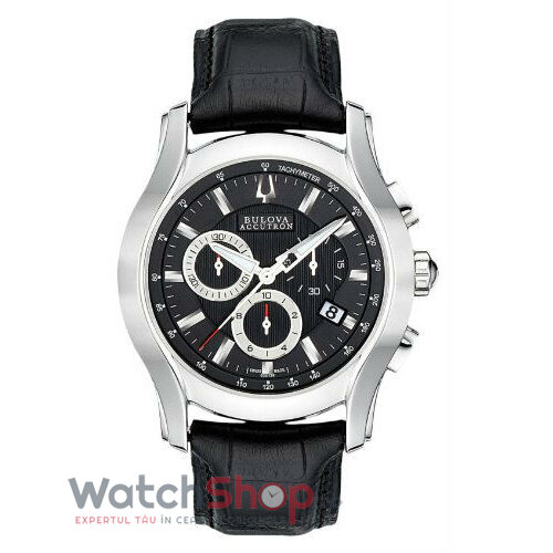 Ceas Lux Bulova Barbatesc ACCUTRON 63B139 Cronograf Negru Quartz Original cu Comanda Online