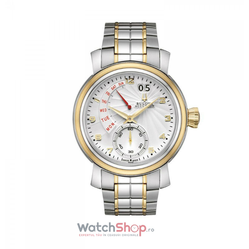 Ceas Lux Bulova Barbatesc ACCUTRON 65C107 Argintiu Quartz Original cu Comanda Online