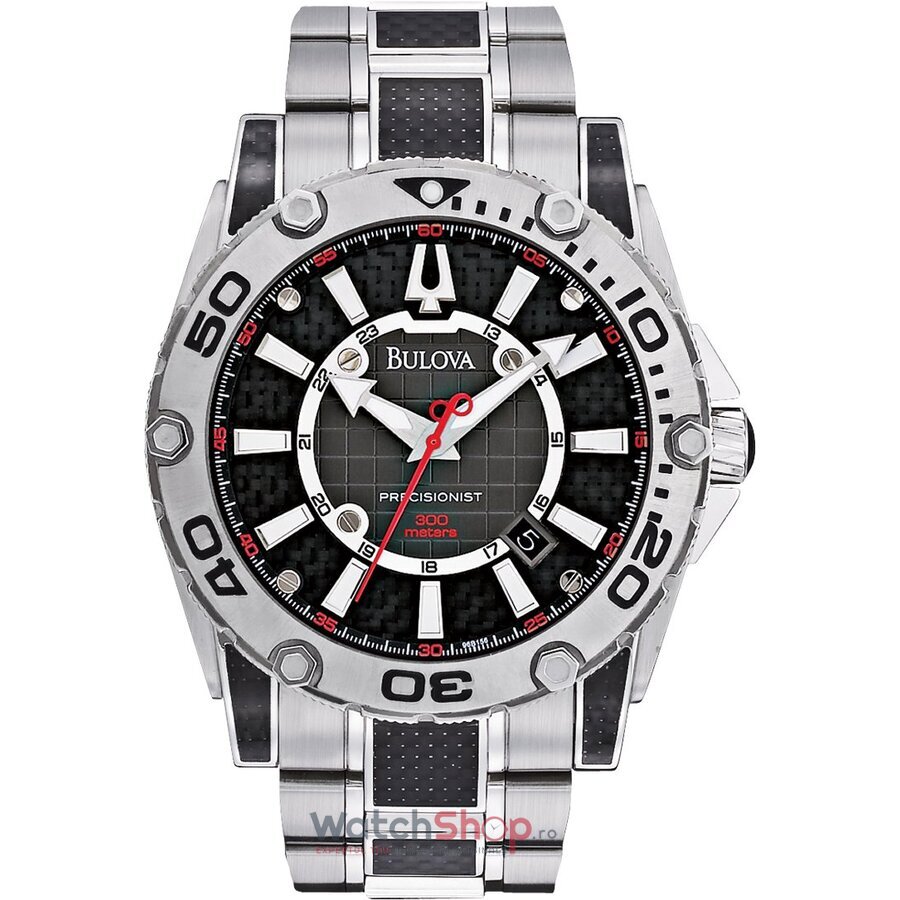 Ceas Lux Bulova Barbatesc PRECISIONIST 96B156 Gri Quartz Original cu Comanda Online