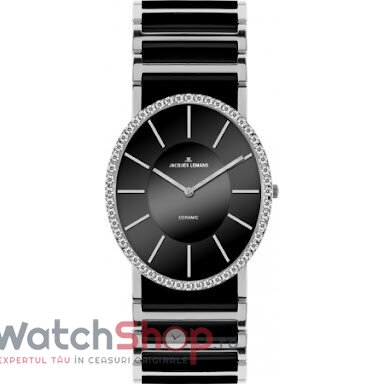 Ceas Lux Jacques Lemans YORK LADIES 1-1819A Negru de Dama Original cu Comanda Online