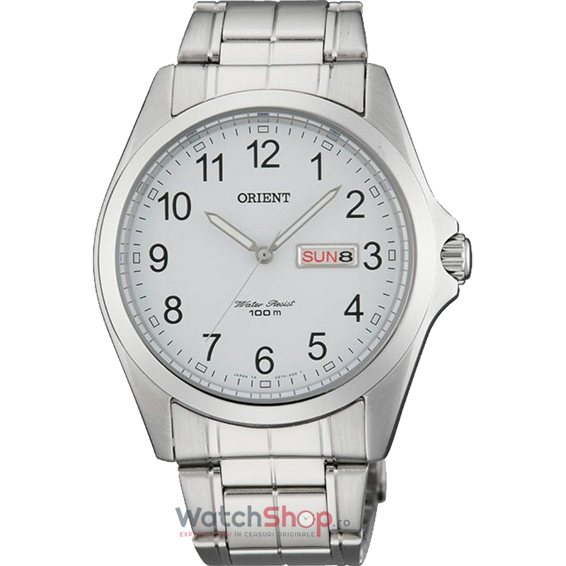 Ceas Orient Original Barbatesc Casual Alb DESIGN UG1H002W Quartz cu Comanda Online