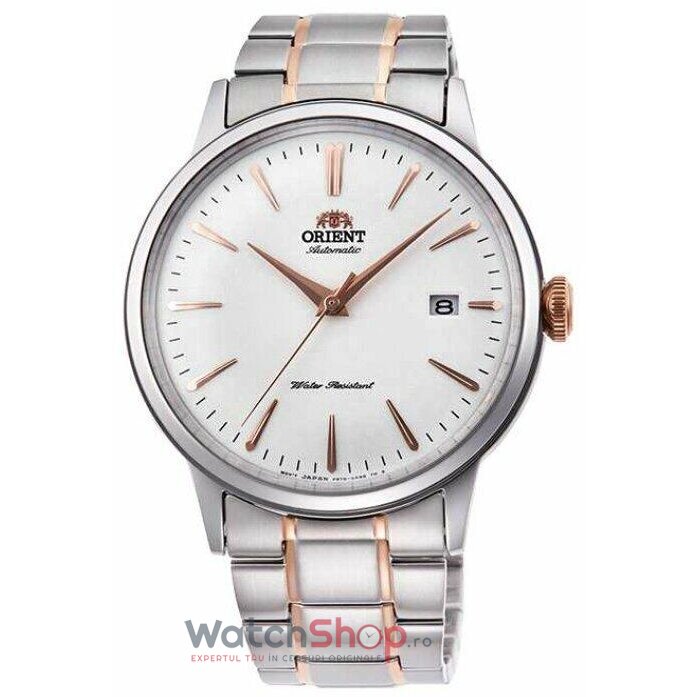 Ceas Orient Original Barbatesc Casual Alb RA-AC0004S10B Automatic cu Comanda Online